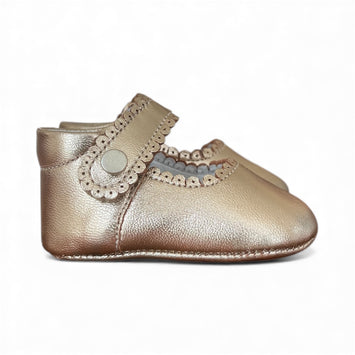 Sophia baby Shoe in gold